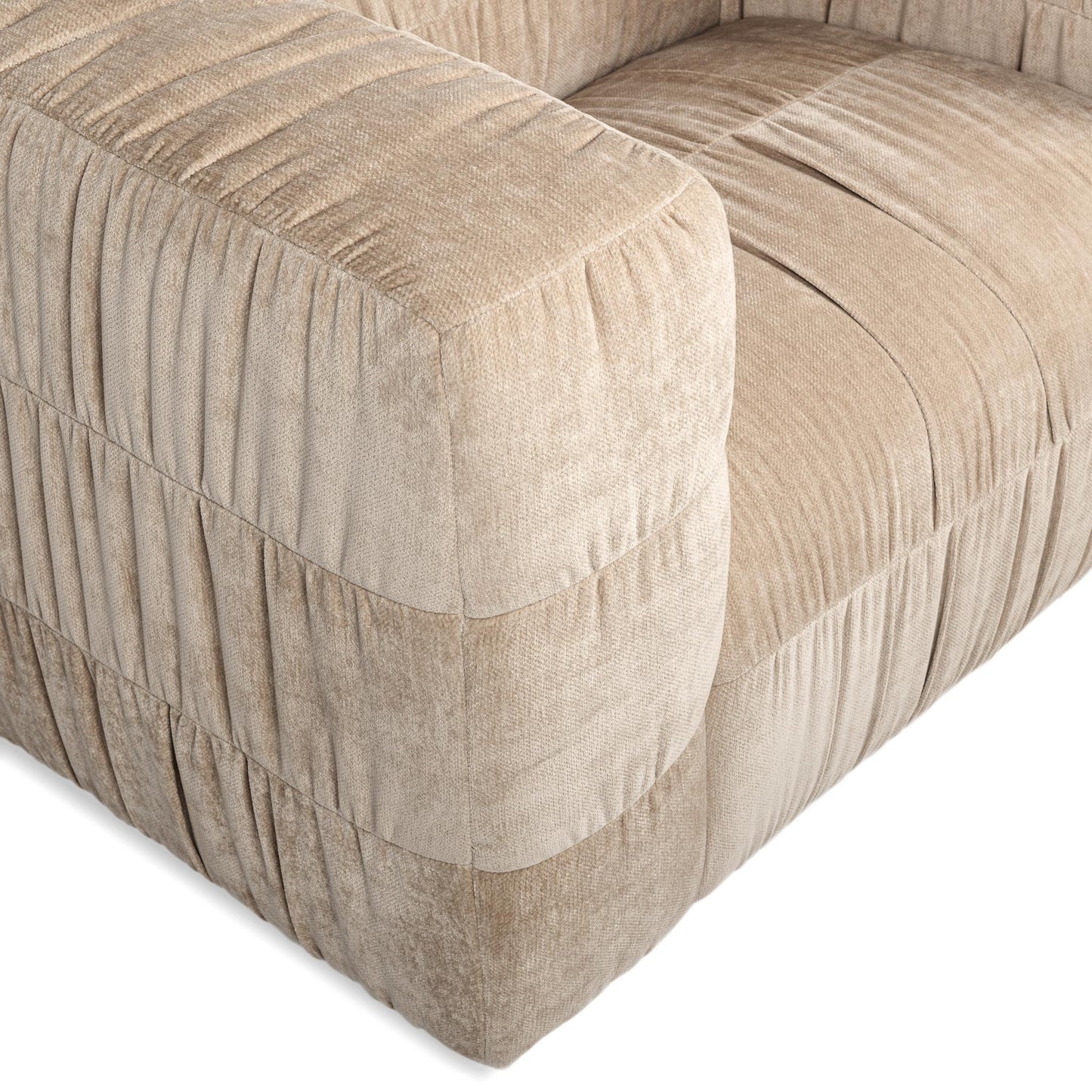 Afeela Upholstered Swivel Chair - French Vanilla
