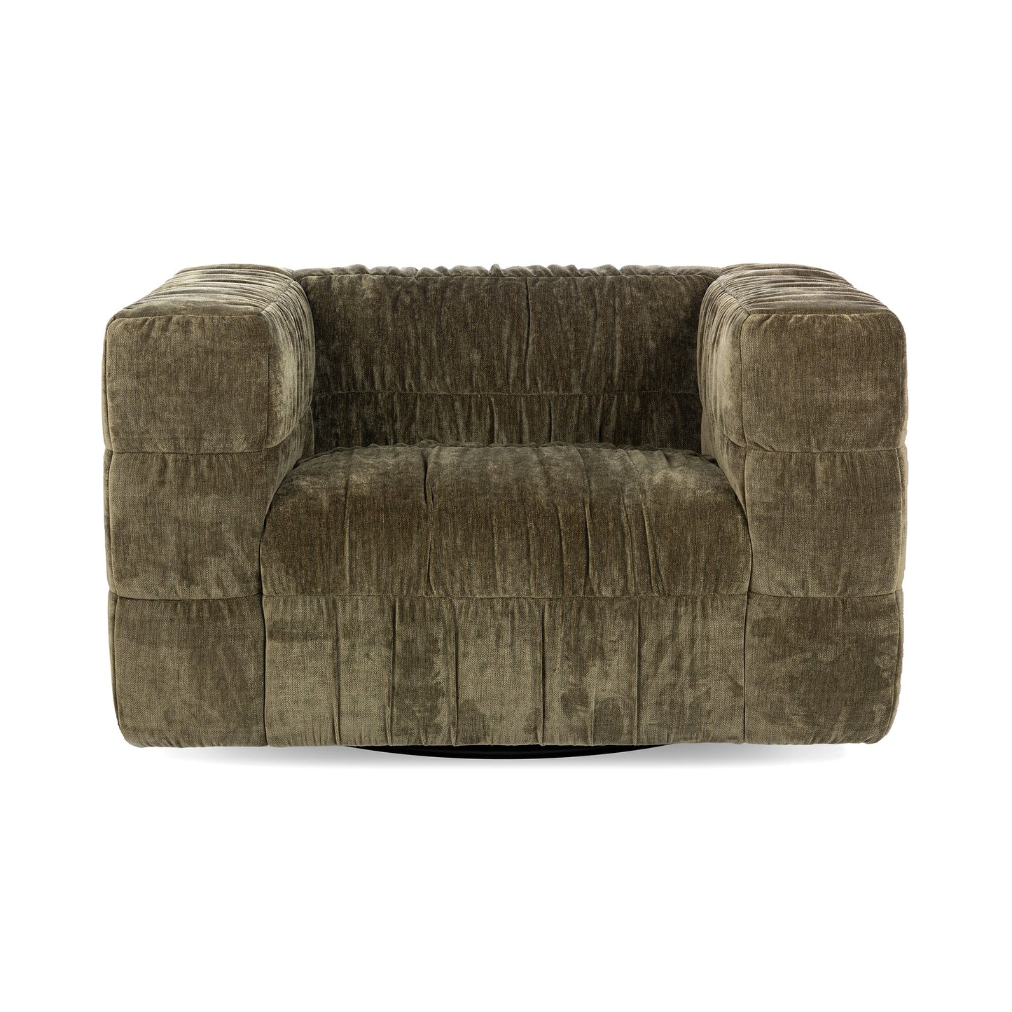 Afeela Upholstered Swivel Chair - Fern Green