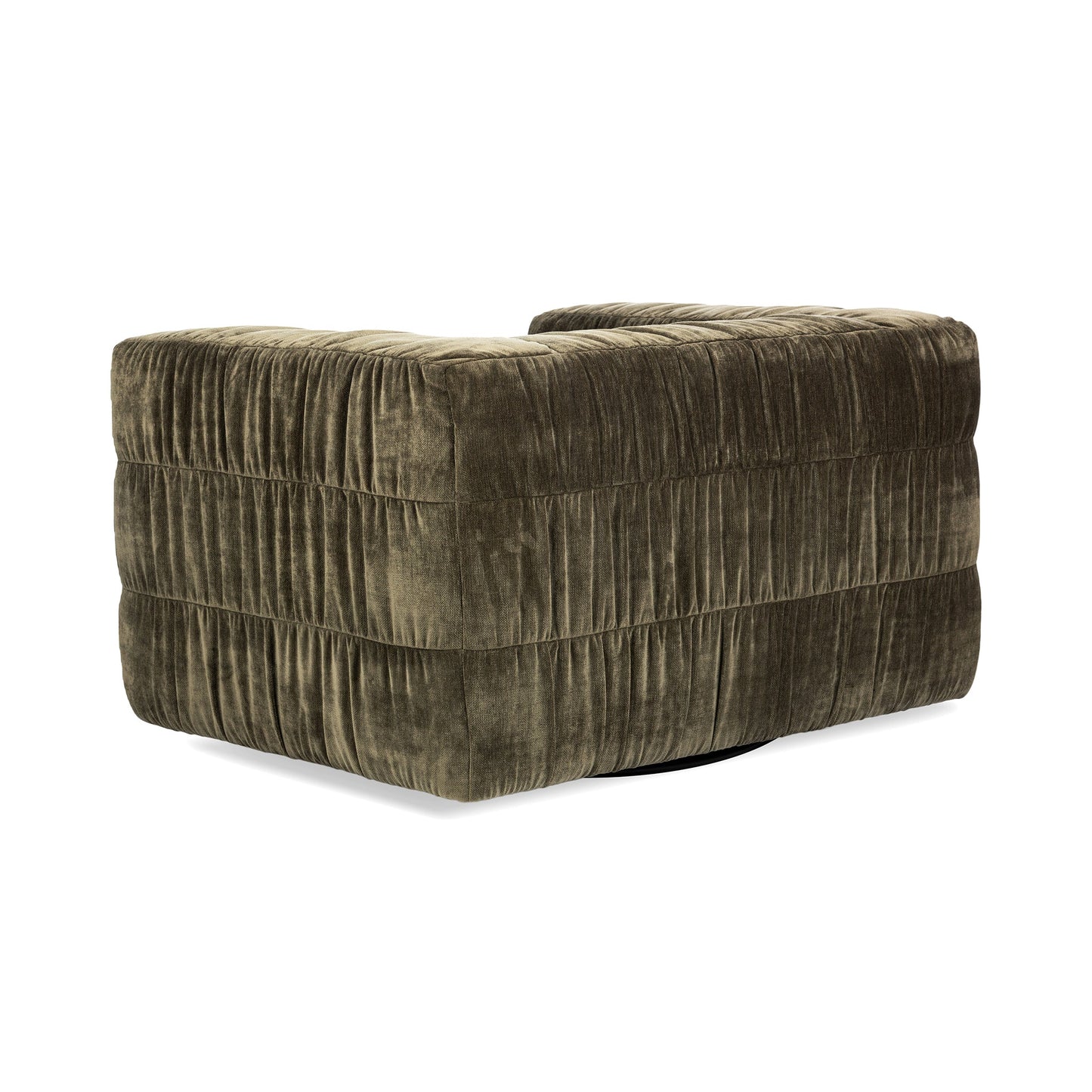 Afeela Upholstered Swivel Chair - Fern Green