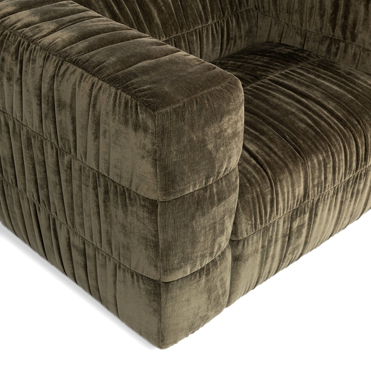 Afeela Upholstered Swivel Chair - Fern Green