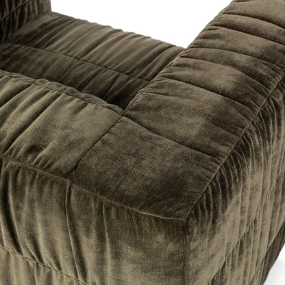 Afeela Upholstered Swivel Chair - Fern Green