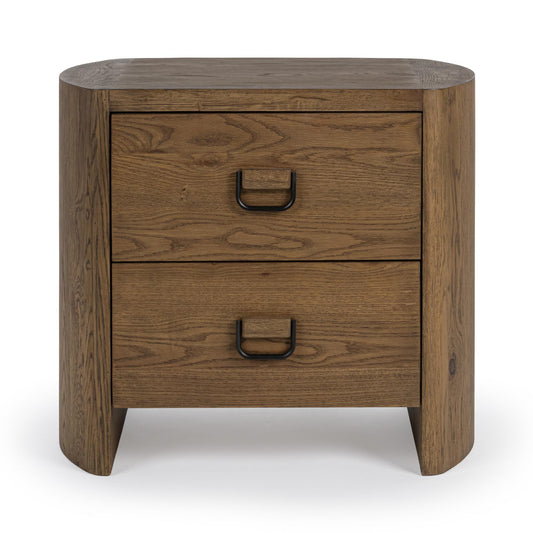 Kyrie 2 Drawer Nightstand - Tawny Brown