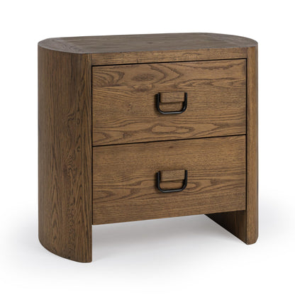 Kyrie 2 Drawer Nightstand - Tawny Brown