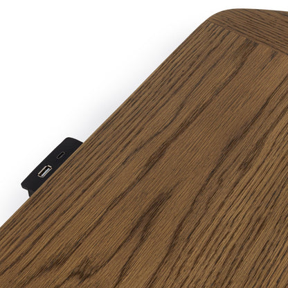 Kyrie 2 Drawer Nightstand - Tawny Brown