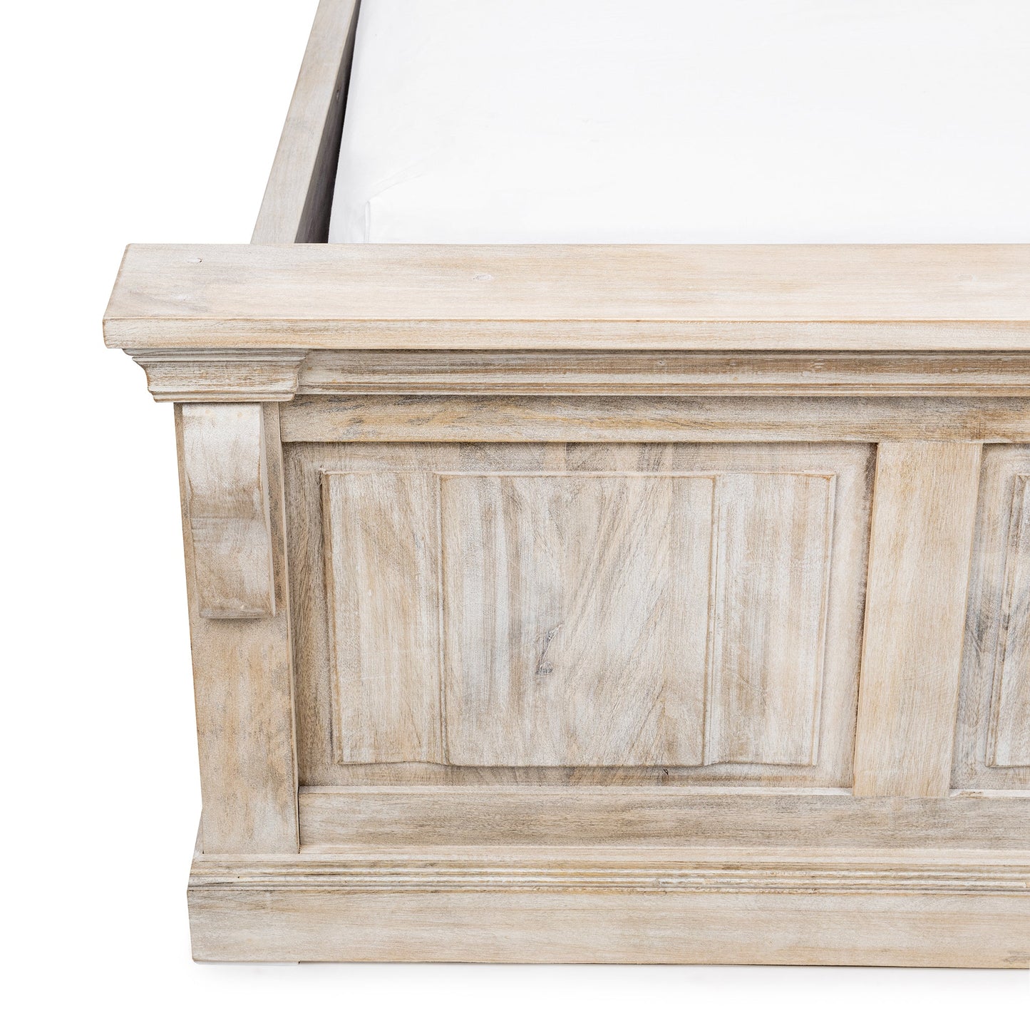 Adelaide Bed - Natural Cream Wash