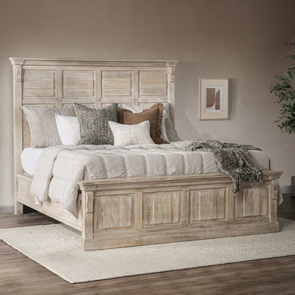 Adelaide Bed - Natural Cream Wash
