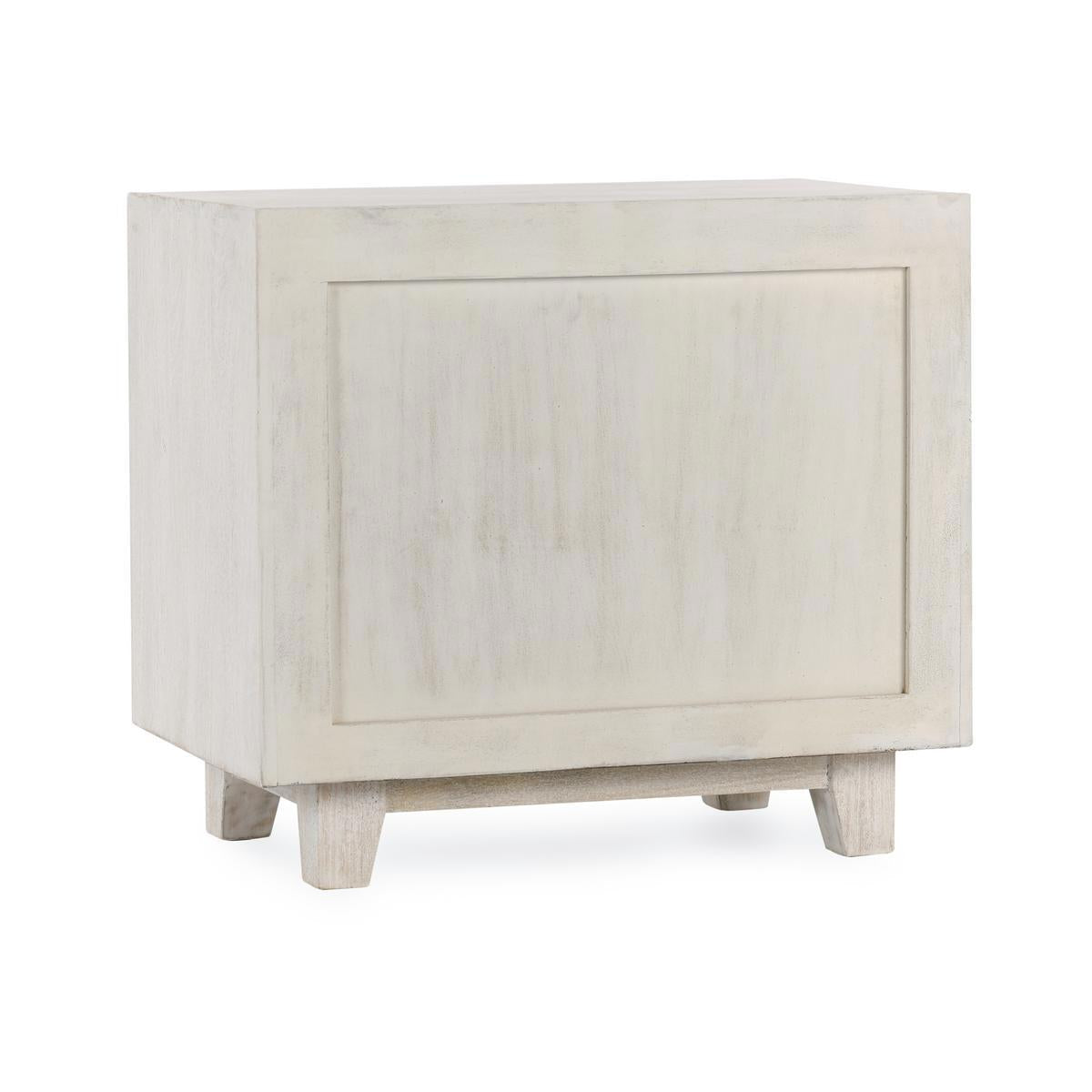 Reece 1Dwr Nightstand - Seashell White