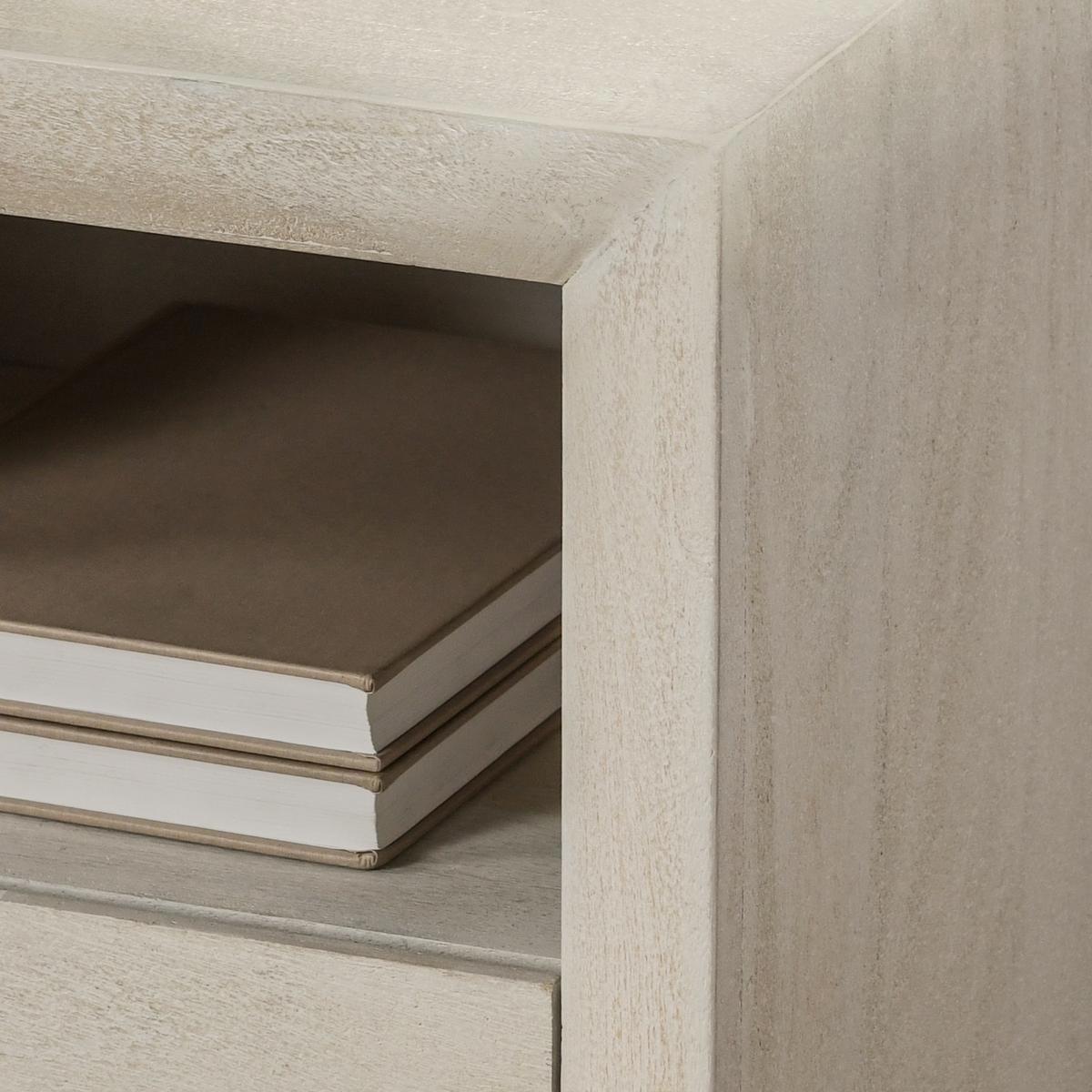 Reece 1Dwr Nightstand - Seashell White