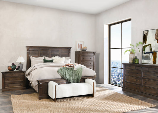 Adelaide Bed - Cocoa Brown