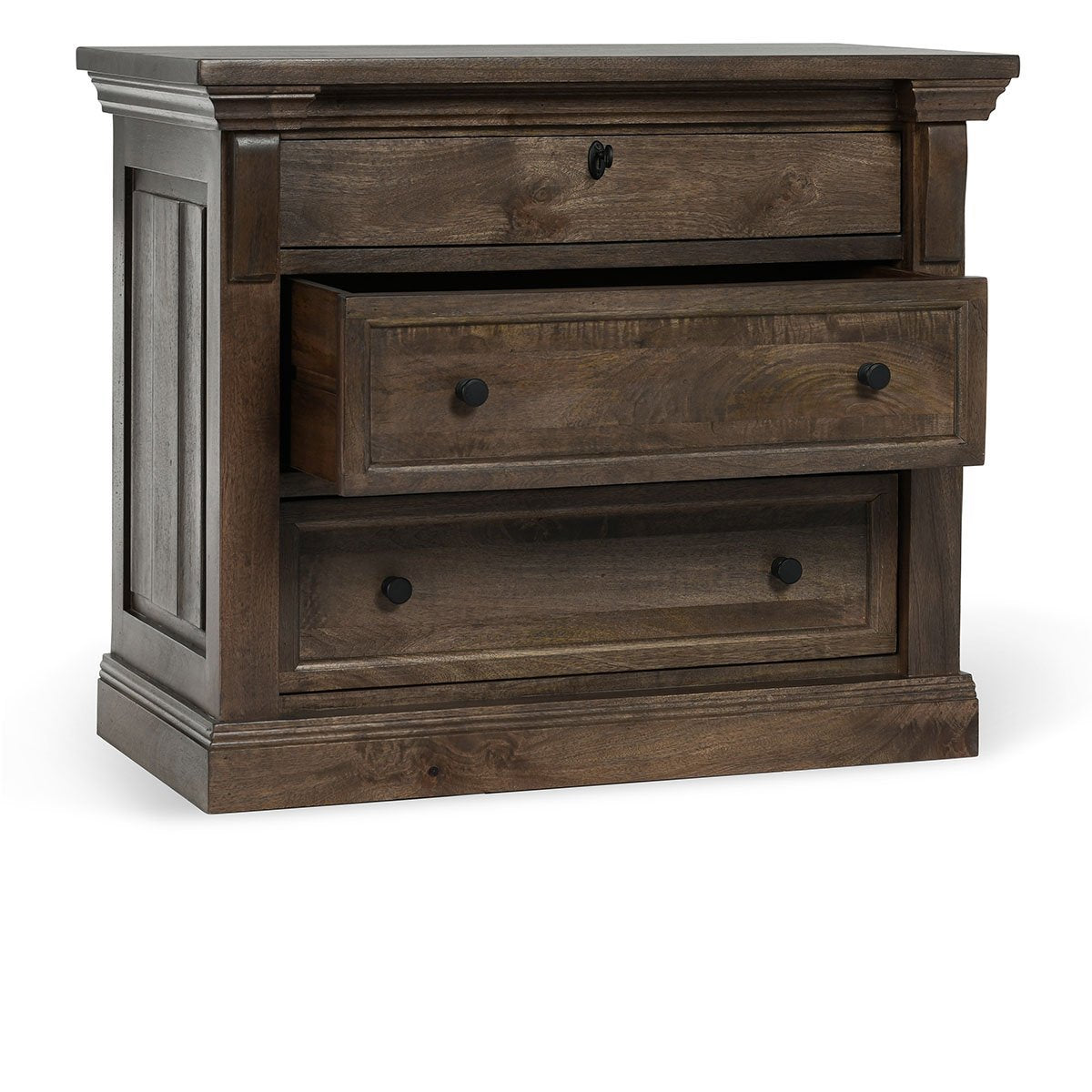 Adelaide 3Dwr Nightstand - Cocoa Brown