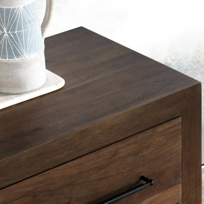 Jaxon 2Dwr Nightstand - Harvest Brown