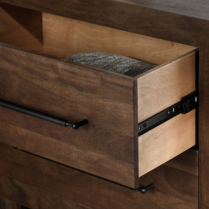 Jaxon 2Dwr Nightstand - Harvest Brown