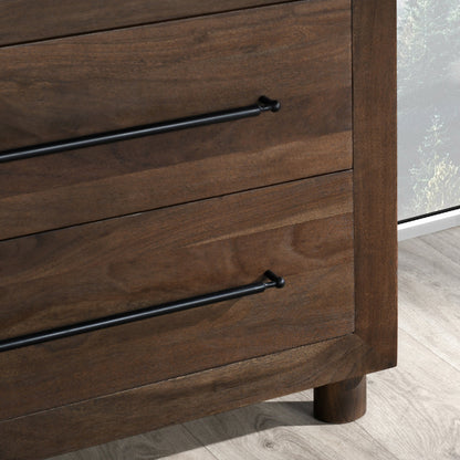 Jaxon 2Dwr Nightstand - Harvest Brown