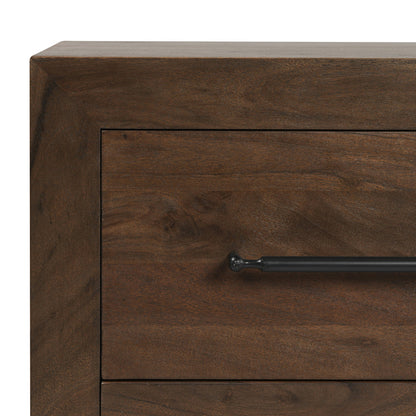 Jaxon 2Dwr Nightstand - Harvest Brown