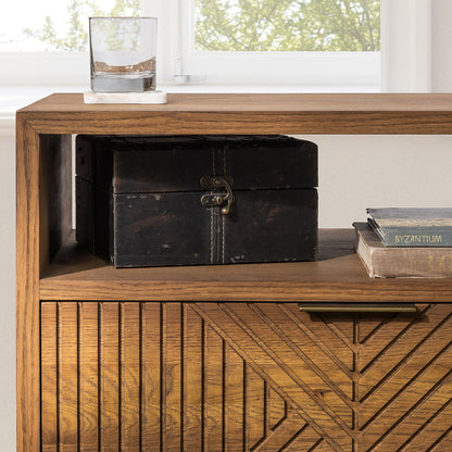 Santa Clara 2Dwr Nightstand - Caramel Brown