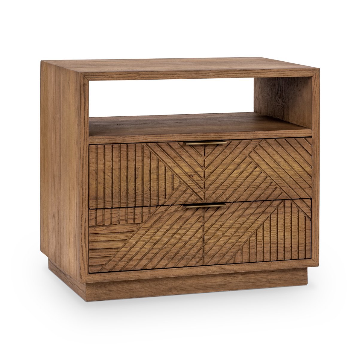 Santa Clara 2Dwr Nightstand - Caramel Brown