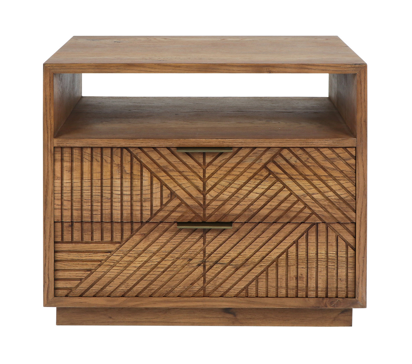 Santa Clara 2Dwr Nightstand - Caramel Brown