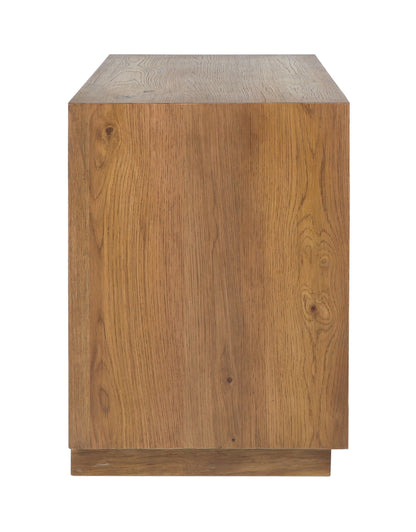 Santa Clara 2Dwr Nightstand - Caramel Brown