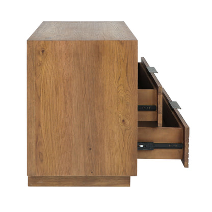 Santa Clara 2Dwr Nightstand - Caramel Brown