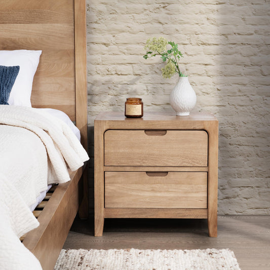 Laguna 2Dwr Nightstand - Natural Maple