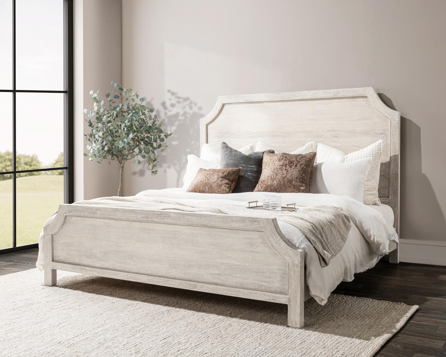 Westmont Bed - Creamwood