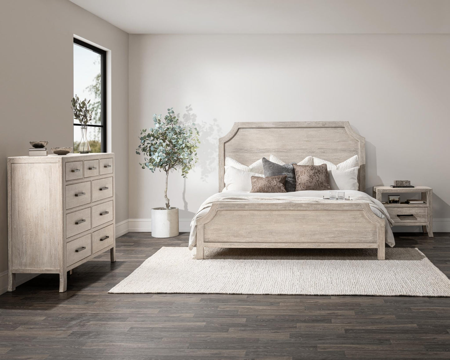 Westmont Bed - Creamwood