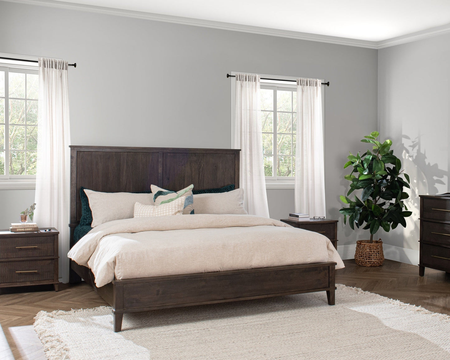 Westlake Bed - Eastern King - Kona Brown