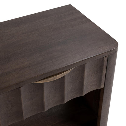 Baylee 1 Drawer Nightstand - Cocoa Brown