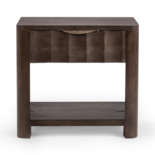 Baylee 1 Drawer Nightstand - Cocoa Brown