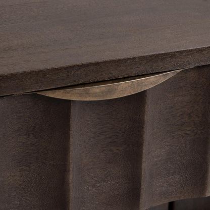 Baylee 1 Drawer Nightstand - Cocoa Brown