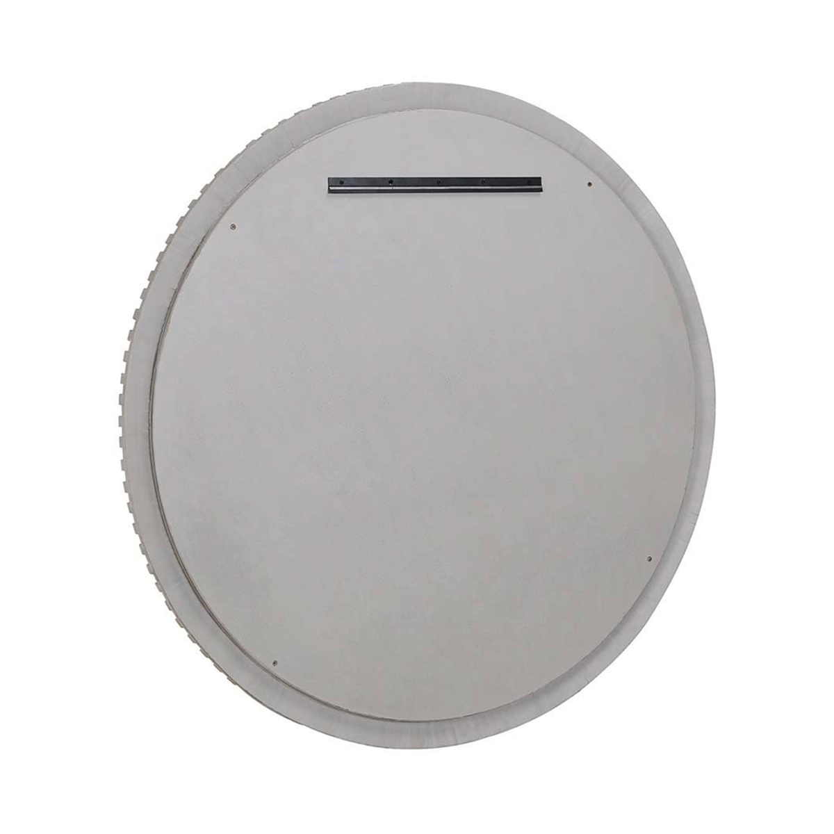 Myrtle Round Mirror - Gray Wash