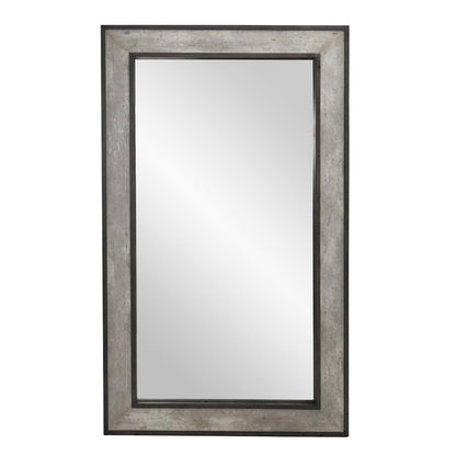 Webster Floor Mirror - Weathered Cement