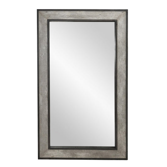 Webster Floor Mirror - Weathered Cement