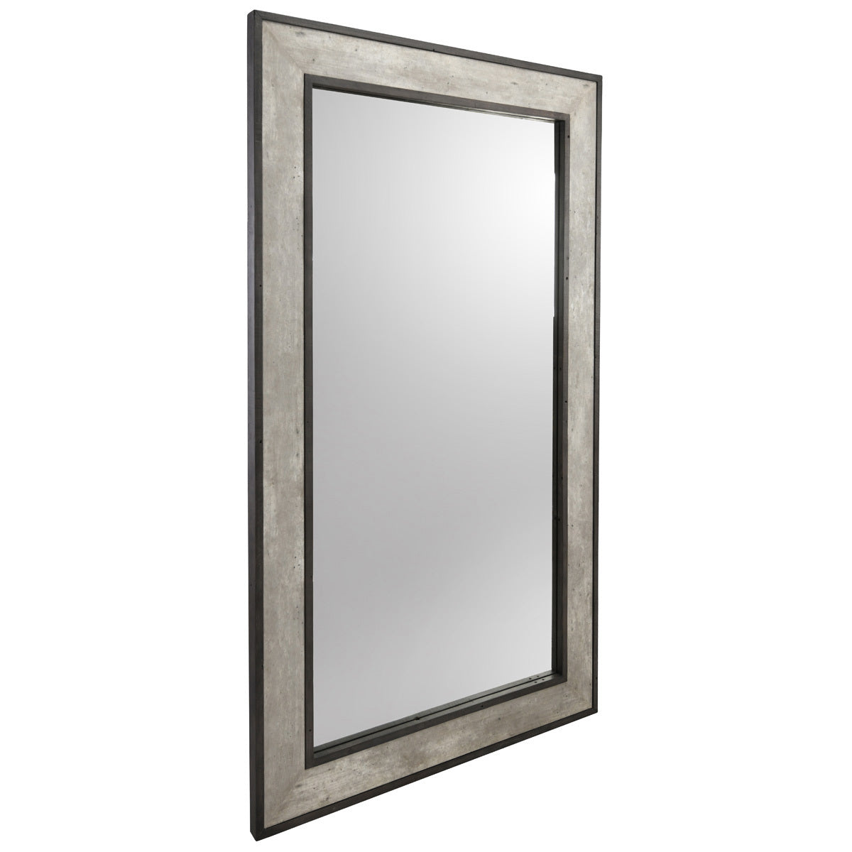 Webster Floor Mirror - Weathered Cement