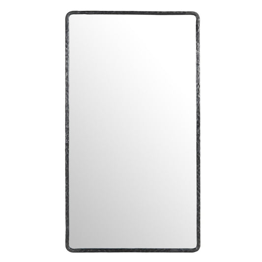 Howell Iron Rectangular Mirror - Natural Metal