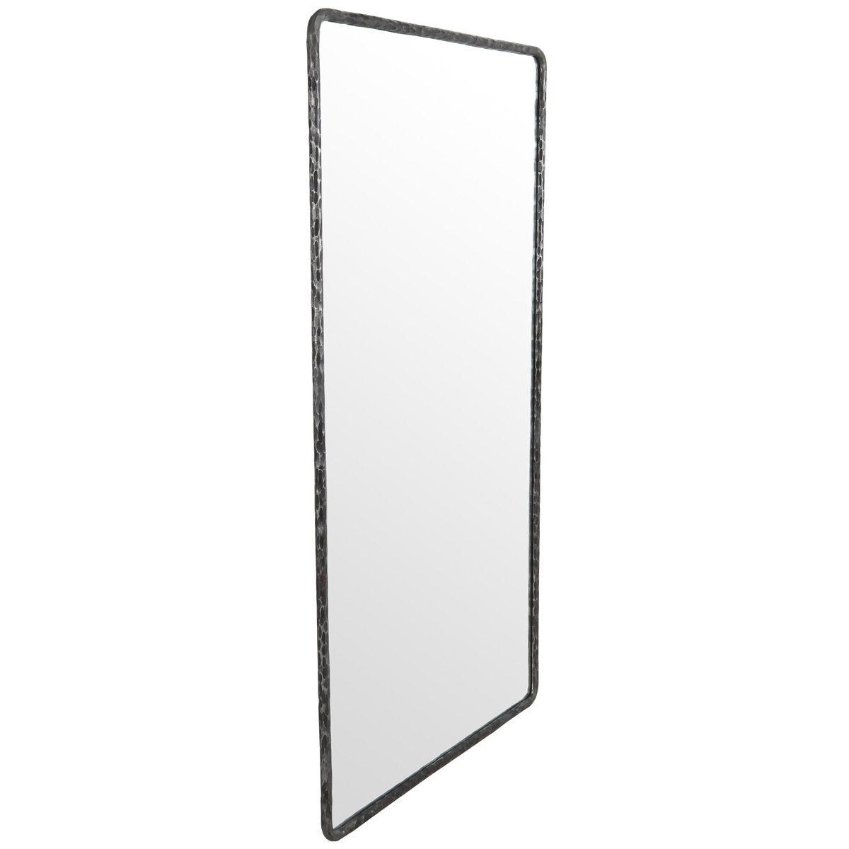 Howell Iron Rectangular Mirror - Natural Metal