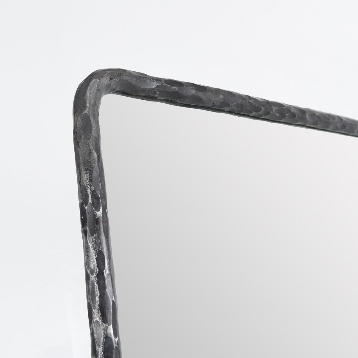 Howell Iron Rectangular Mirror - Natural Metal