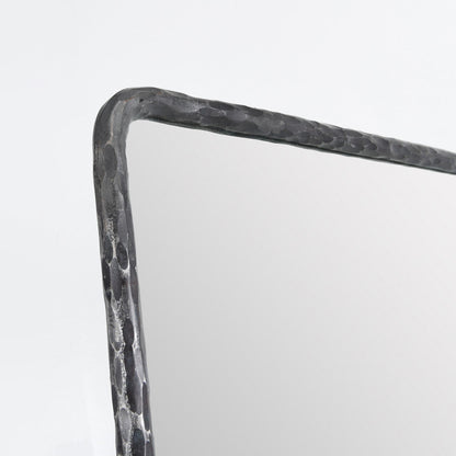 Howell Iron Rectangular Mirror - Natural Metal