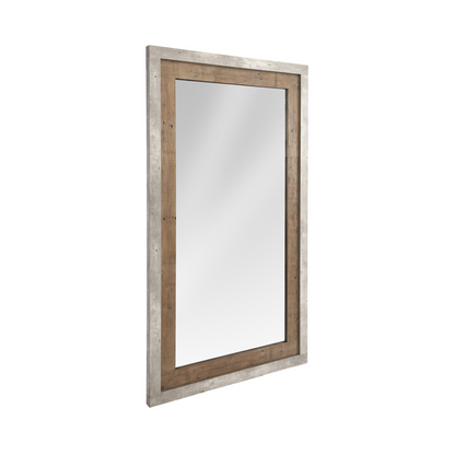 Charlotte Floor Mirror - Natural/Weathered Cement