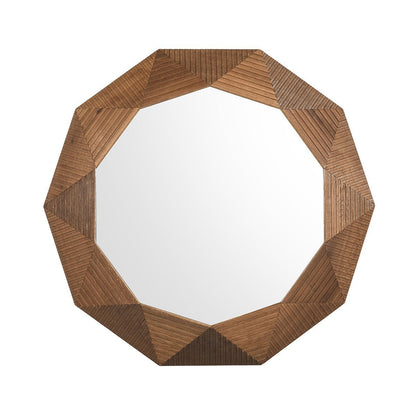 Santa Barbara Round Mirror - Honey