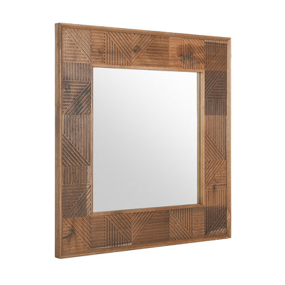 Santa Barbara Square Mirror - Honey