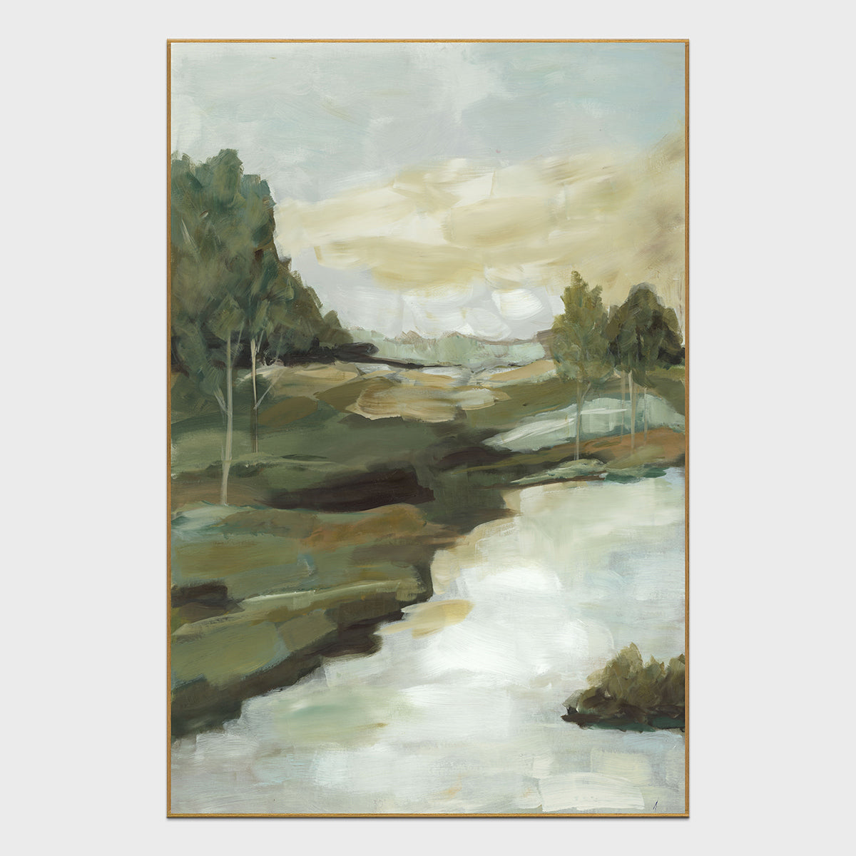 Flash Painting 48x36 Set of 2 by Buddy Whitlock