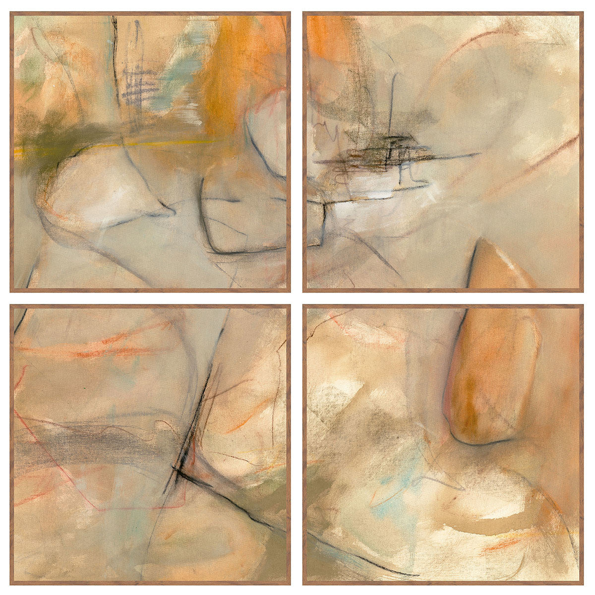 Ochre I Painting by Buddy Whitlock