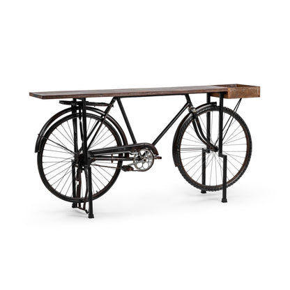 Cycle Reclaimed Wood Counter Table - Limewash Myst