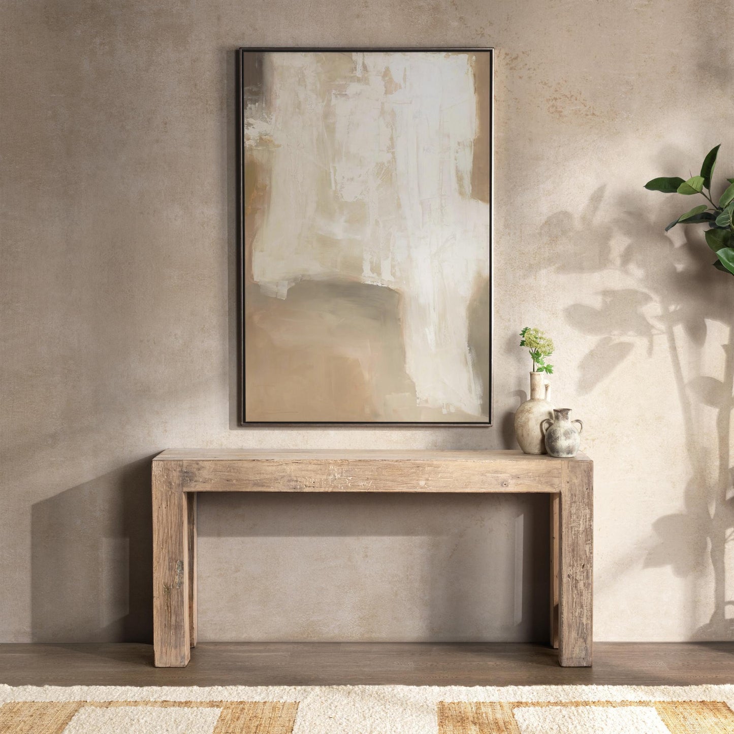 Giza Reclaimed Wood 68" Console Table - Butterwood Blend