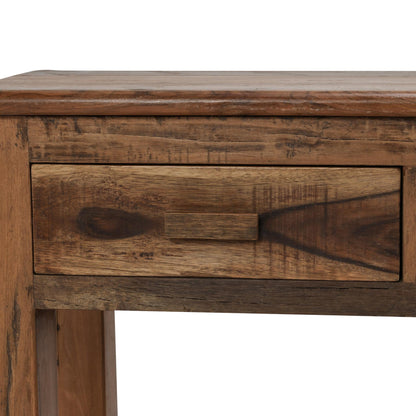 Ezra Reclaimed Wood  3Dwr Console Table - Natural