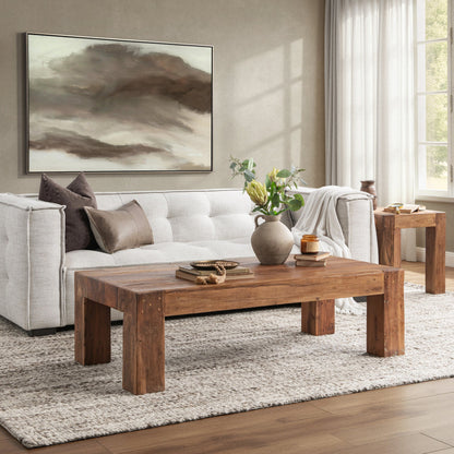 Giza Reclaimed Wood 60" Coffee Table - Natural