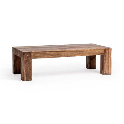 Giza Reclaimed Wood 60" Coffee Table - Natural
