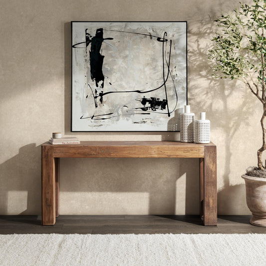 Giza Reclaimed Wood 68" Console Table - Natural