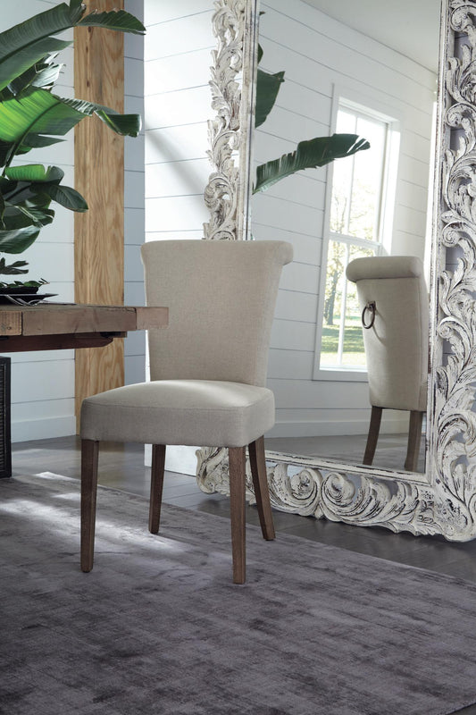 Sophia Carved Mirror - White